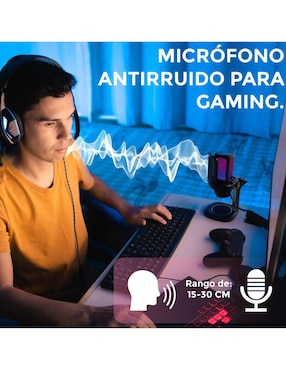 Micrófono gaming alámbrico Zonar Connect
