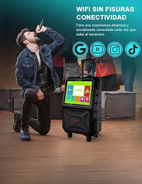 Bocina Ewtto EW-P5785MBC bluetooth, wi-fi