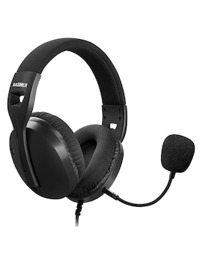 Audífonos gamer Over-Ear Basher BASH-4204 alámbrico