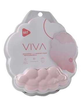 Mouse pad STF con apoyo para muñeca antideslizante