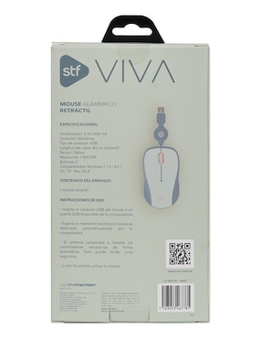 Mouse alámbrico STF Viva Retráctil ST-M67781