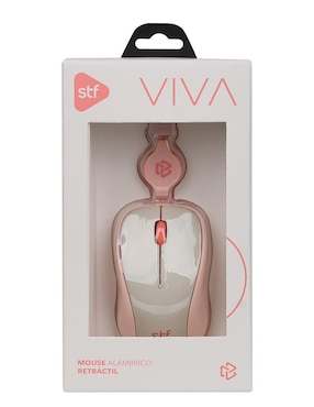 Mouse alámbrico STF Viva Retráctil ST-M67767