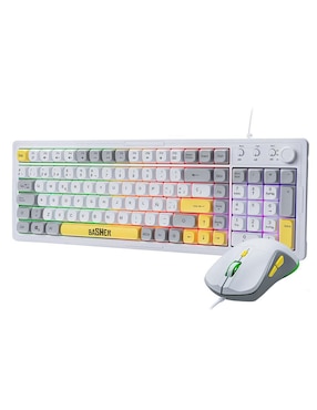 Teclado gamer alámbrico Basher BASH-6000