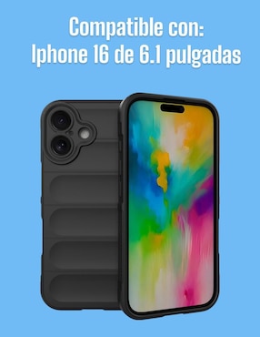 Funda para iPhone 16 de silicón