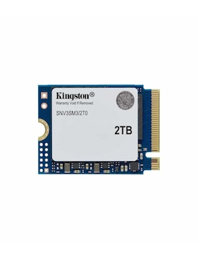 Unidad SSD Kingston capacidad 2 tb