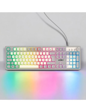 Teclado gamer alámbrico Basher BASH-1006
