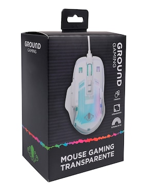 Mouse gamer Ground Gaming transparente