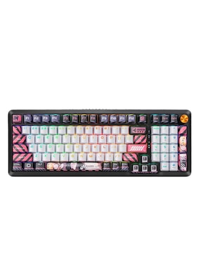 Teclado gamer retroiluminado español con interruptor híbrido Generica DSTRTIOMHJ
