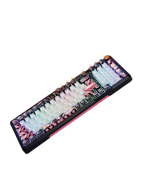 Teclado gamer retroiluminado español con interruptor híbrido Generica DSTRTIOMHJ