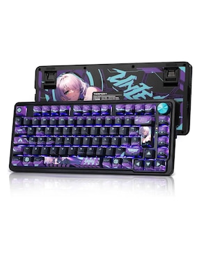 Teclado gamer retroiluminado español con interruptor híbrido Generica GYUEWCXZG5