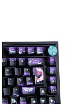 Teclado gamer retroiluminado español con interruptor híbrido Generica GYUEWCXZG5