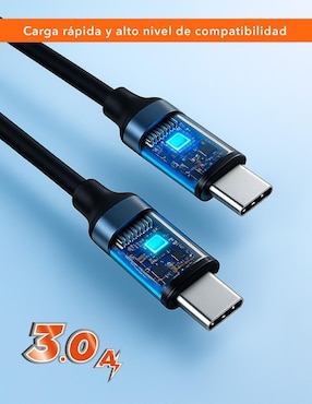 Cable USB C Black+Decker a tipo USB C de 2 m