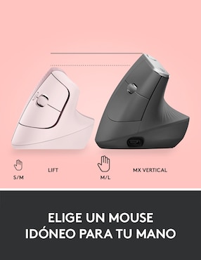 Mouse inalámbrico Logitech lift 910-006472