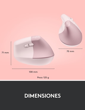 Mouse inalámbrico Logitech lift 910-006472