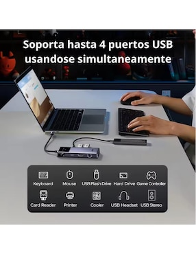 Hub Ugreen 45155 de 7 contactos