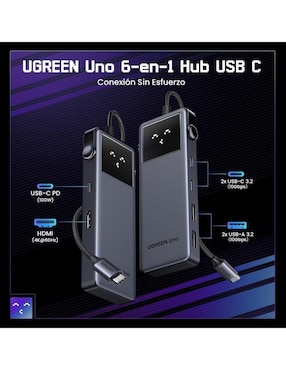 Hub Ugreen 35998 de 6 aterrizados