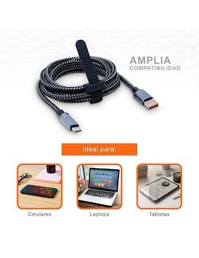 Cable usb c Black+Decker a tipo usb de 2 m