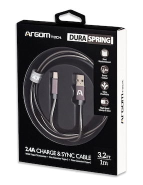 Cable Lightning Argomtech a tipo USB C de 1.8 m
