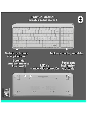 Teclado inalámbrica Logitech K250