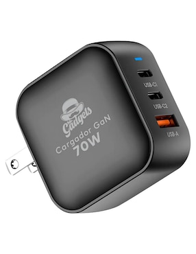 Adaptador de corriente Mr. Gadgets de 70 w usb tipo a + usb tipo c