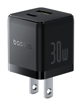 Cargador pared Baseus Palm series fast charger USB + USB tipo C 30 W