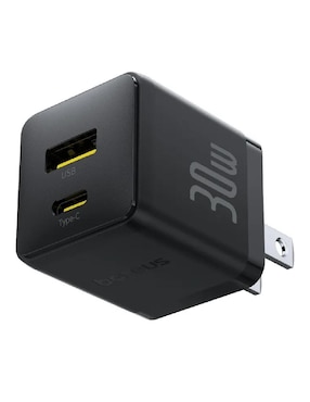 Cargador pared Baseus Palm series fast charger USB + USB tipo C 30 W