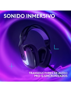 Audífonos gamer Logitech G inalámbricos 981-001543
