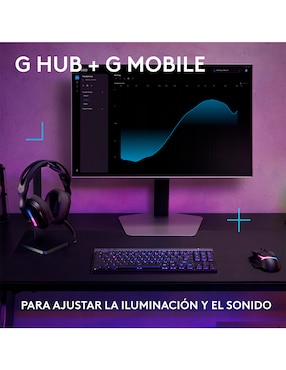 Audífonos gamer Logitech G inalámbricos 981-001543