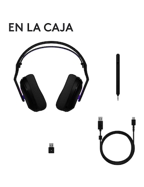 Audífonos gamer Logitech G inalámbricos 981-001543