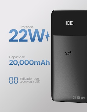 Batería recargable STF 20000 mAh ST-A52448