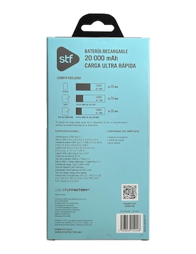 Batería recargable STF 20000 mAh ST-A52448