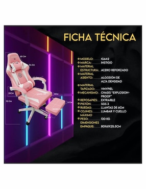 Silla gamer Instigo