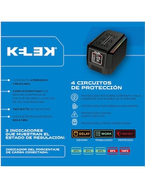 Regulador Kelek GVR-1000-B1