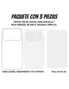 Funda para Apple serie Iphone 17 de acrílico