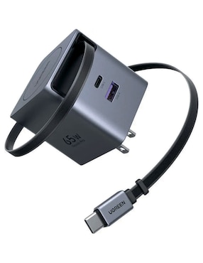 Cargador pared Ugreen de 65 W USB + USB tipo C Nexode