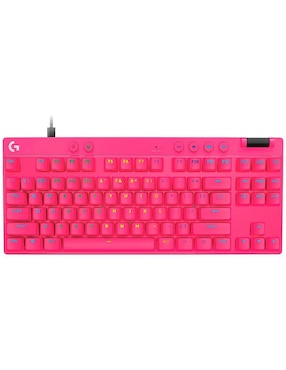 Teclado gamer alámbrica Logitech Pro X TKL Rapid