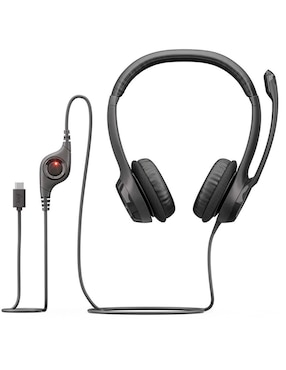 Audífonos on-ear Logitech H390 alámbricos