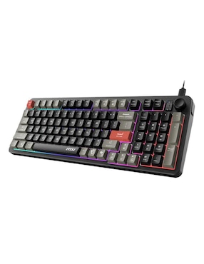 Teclado gamer alámbrico Msi Forge