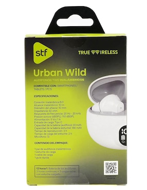 Audífonos True Wireless Stf Urban Wild Tws inalámbrica