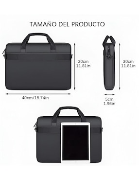 Portafolio bolsa porta laptop Xtellar 16 pulgadas de textil