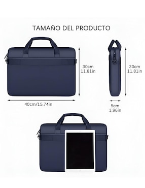 Portafolio bolsa porta laptop Xtellar 16 pulgadas de textil
