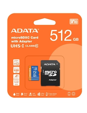 Memoria SDXC Adata capacidad 512 GB