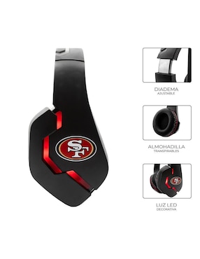 Audífonos gamer NFL San Francisco 49s alámbricos
324908DF09UN