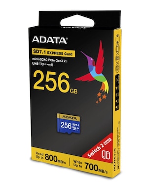 Memoria micro SDXC Adata capacidad 256 GB