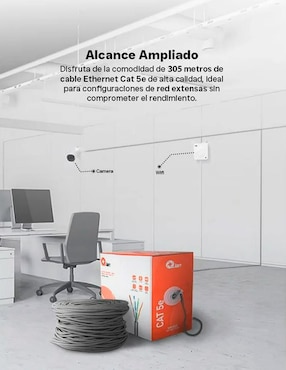Cable UTP Ethernet Qian a tipo Ethernet de 1 m