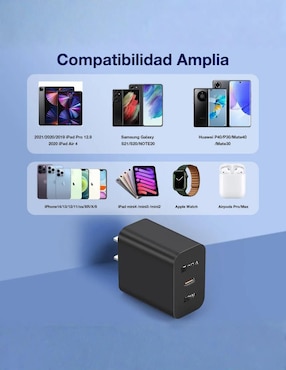 Cargador pared 1Hora de 20 W USB tipo C GAR152