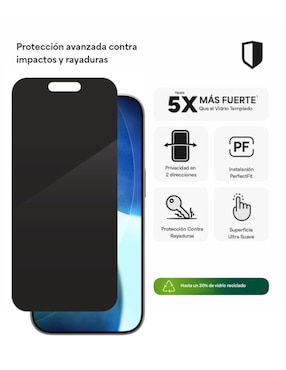 Mica para smartphone Zagg compatible con Iphone 17 de policarbonato