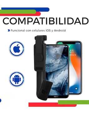 Selfie stick Xtellar7399 con controlo remoto