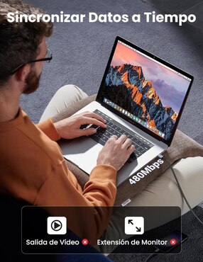 Cable C Usb C Ugreen a tipo Usb C de 2 m