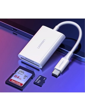 Adaptador de USB-C a lector de tarjeta SD Ugreen